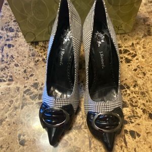 J Renee women shoes size 11 houndstooth
